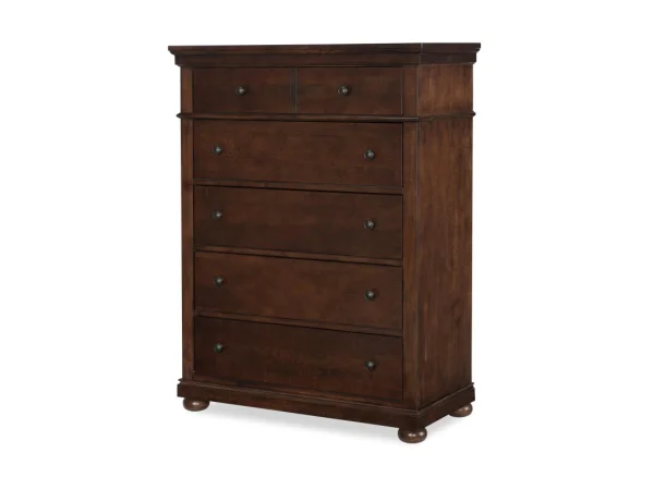Drawer Chest Cherry Finish Youth Chests Brown