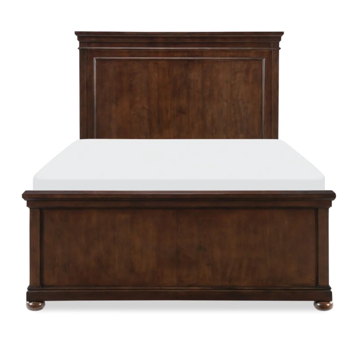Complete Panel Full Bed Cherry Finish Youth Beds Brown 6