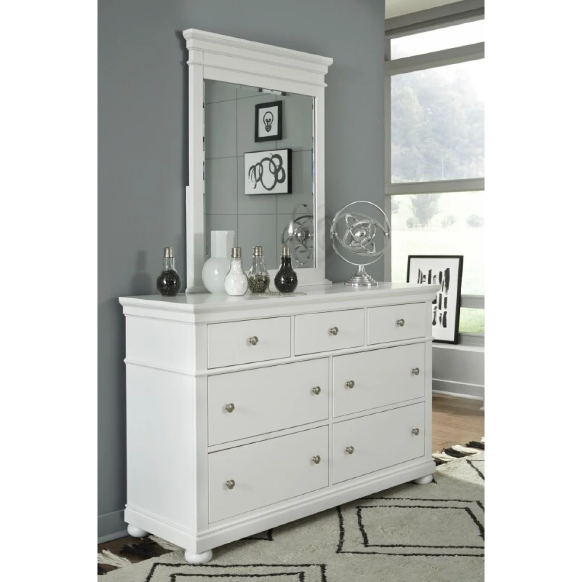 Dresser White Finish Youth Dressers Legacy Classic Furniture 7