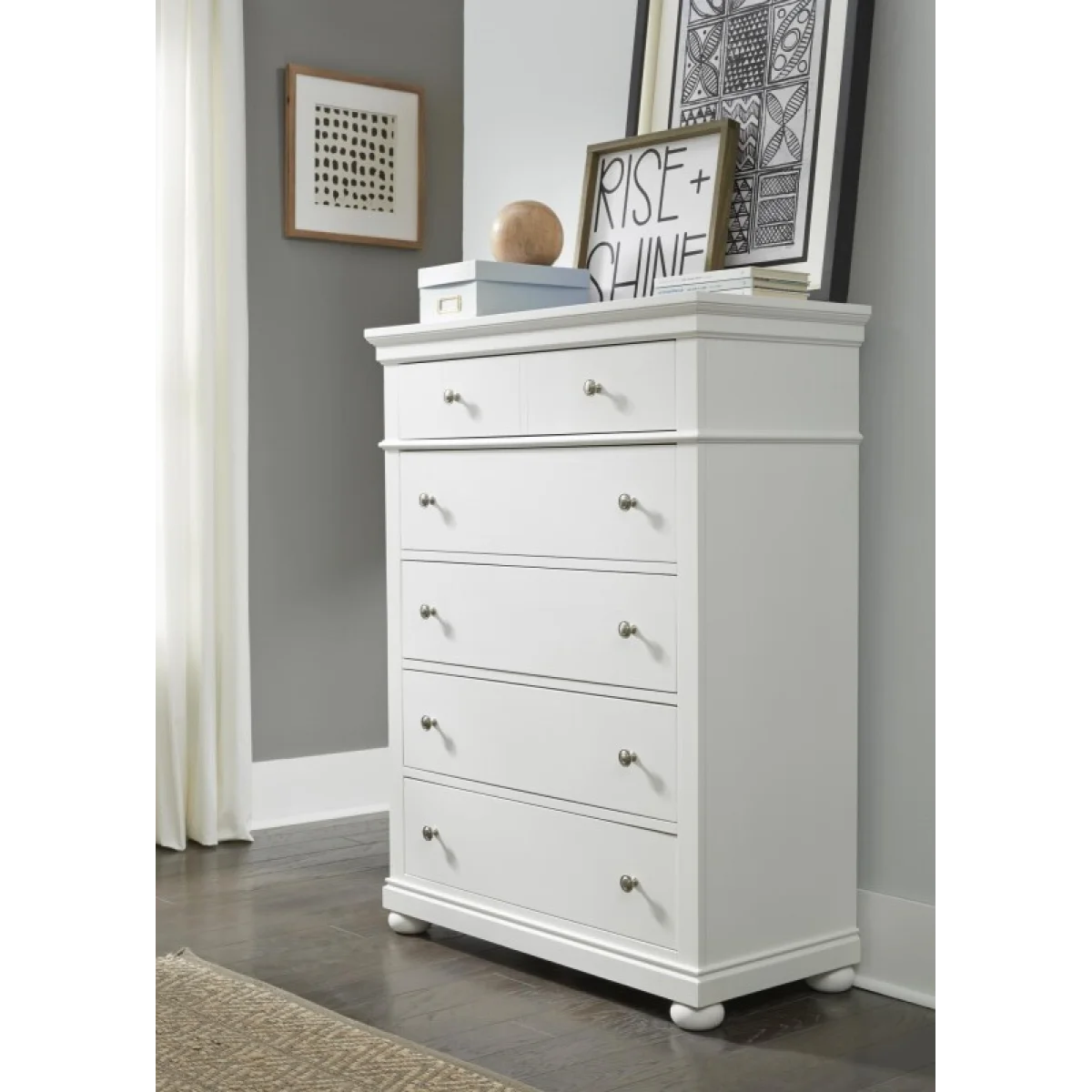 Drawer Chest White Finish Youth Chests Legacy Classic Furniture 6