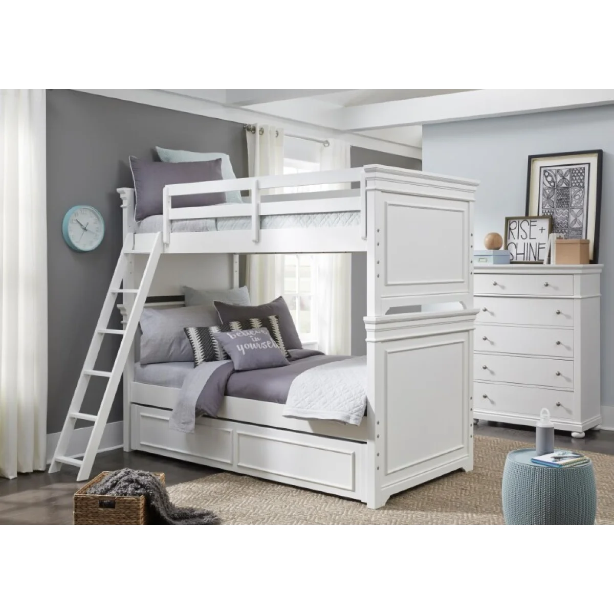 Drawer Chest White Finish Youth Chests Legacy Classic Furniture 7
