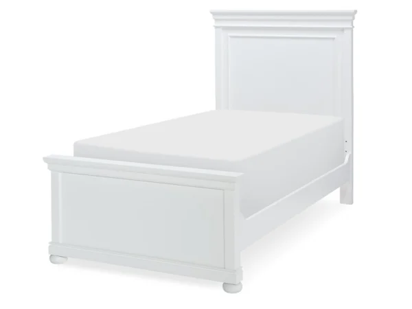 Complete Panel Twin Bed White Finish Youth Beds Legacy Classic Furniture