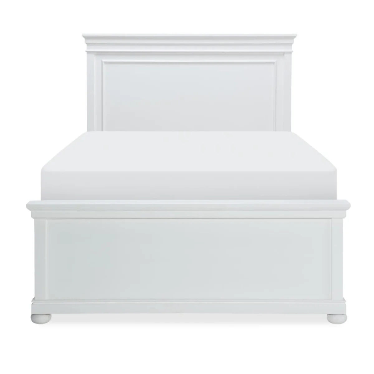 Complete Panel Full Bed White Finish Youth Beds Legacy Classic Furniture 6