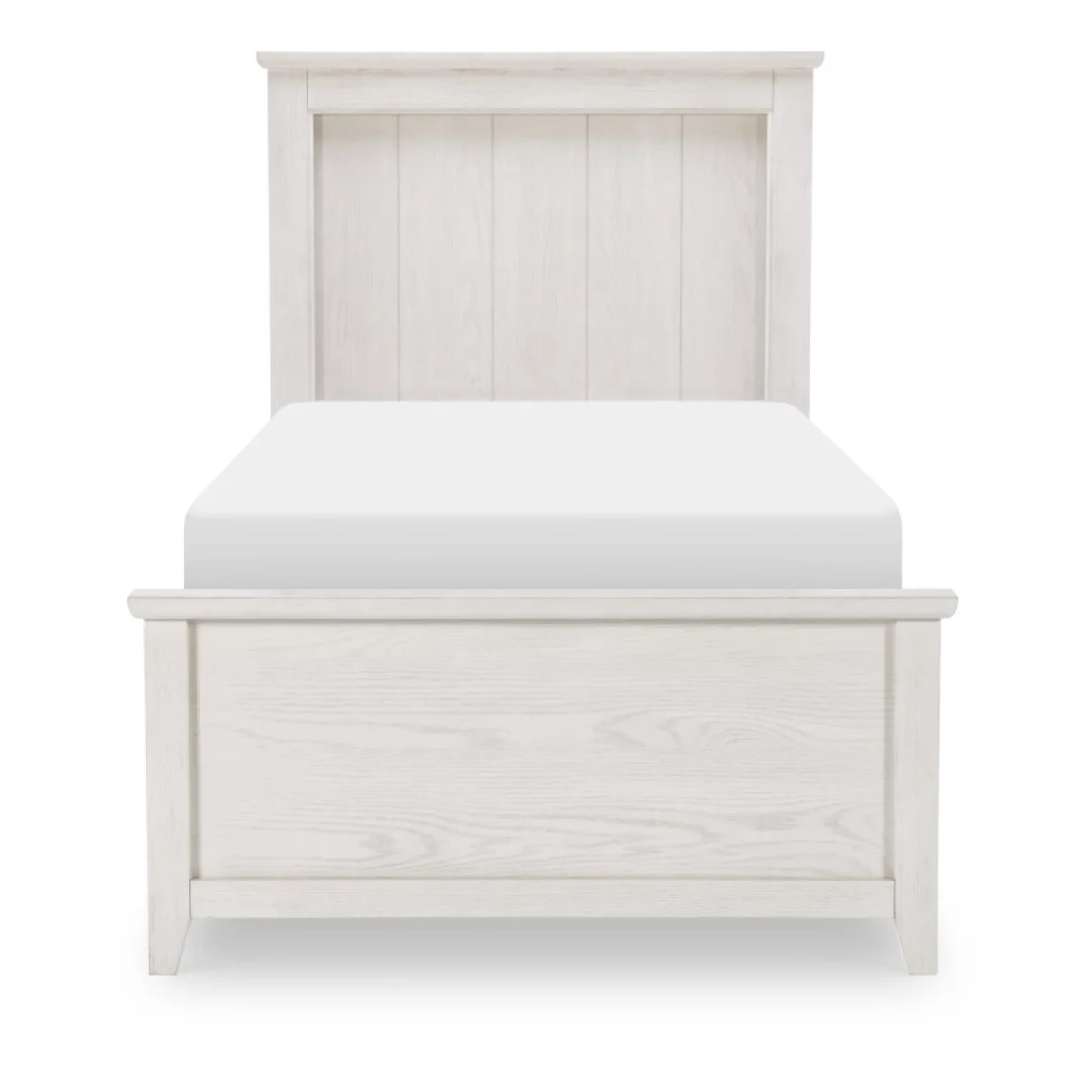 Complete Panel Bed Twin Youth Beds Bleached Linen 6