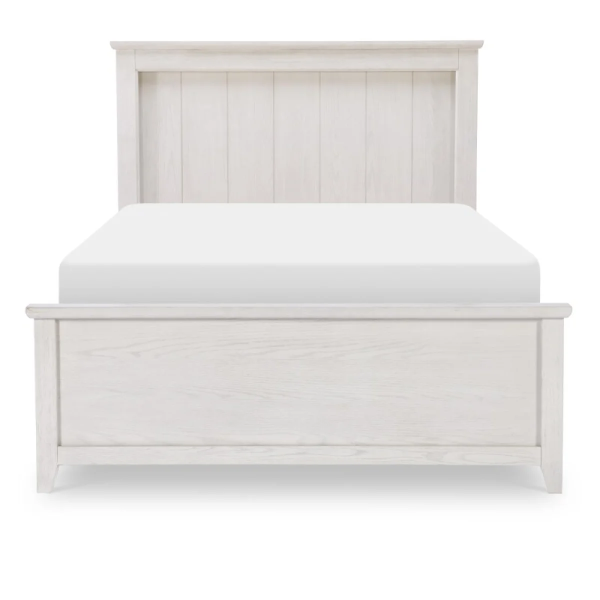 Complete Panel Bed Full Youth Beds Bleached Linen 6