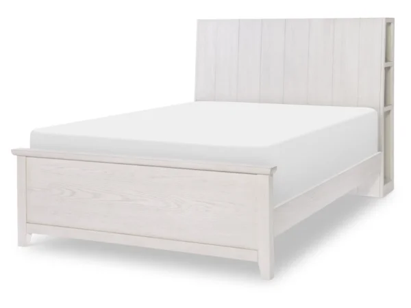 Complete Bookcase Bed Full Youth Beds Bleached Linen