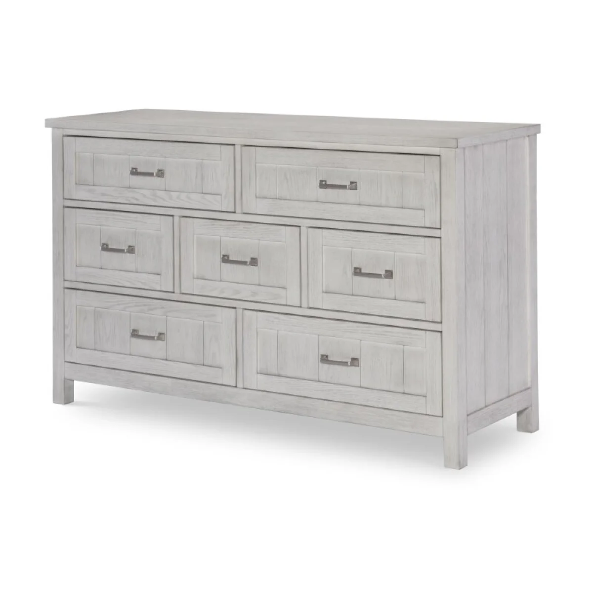 Seven Drawer Dresser Youth Dressers Bleached Linen 4