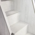 Complete Twin Over Full Bunk Bed Youth Beds Bleached Linen 18