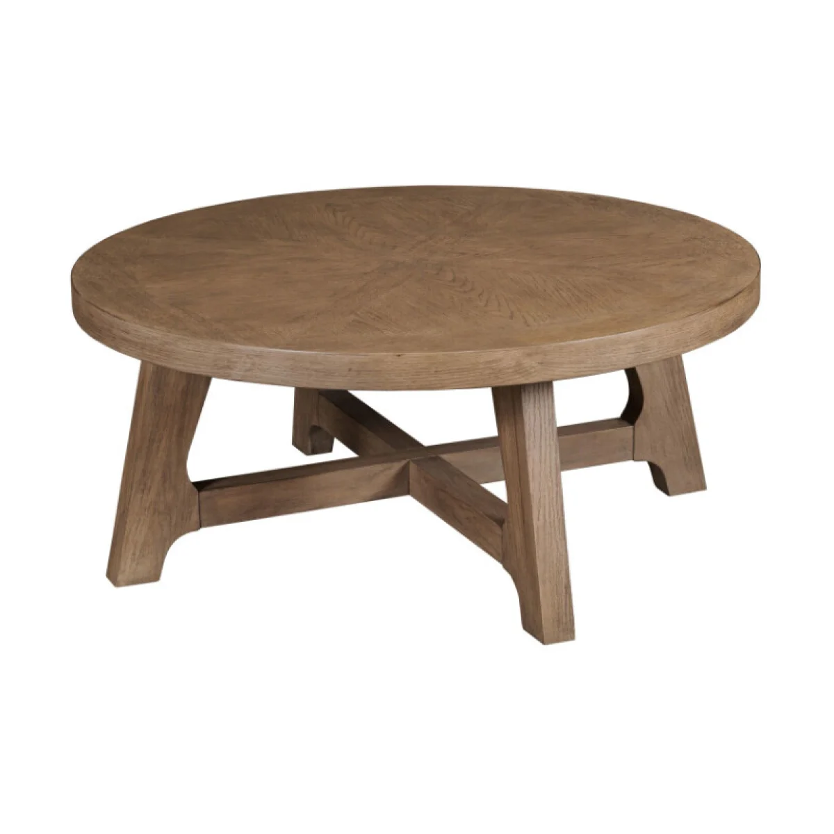 Weisman Round Coffee Table Cocktail & Coffee Tables Brown 4