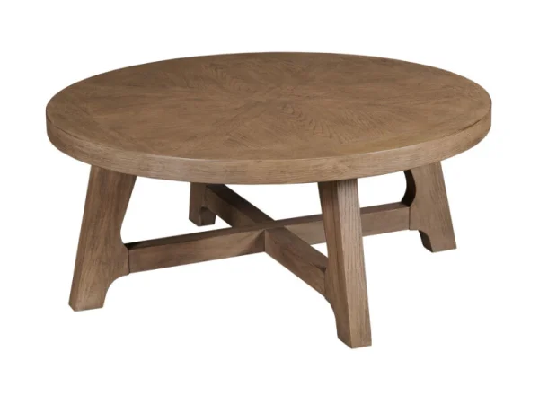 Weisman Round Coffee Table Cocktail & Coffee Tables Brown
