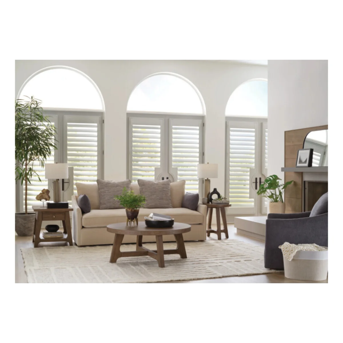 Weisman Round Coffee Table Cocktail & Coffee Tables Brown 6