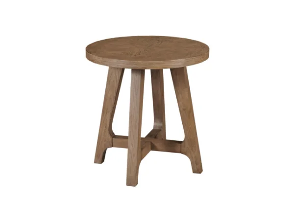 Weisman Round End Table End tables Brown