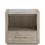 1-drawer Nightstand Nightstands Gray 15