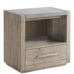 1-drawer Nightstand Nightstands Gray 20