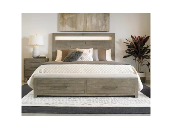 Complete Panel Bed Twin 33 Weathered Oak Finish Youth Beds Brown 31