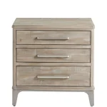 3-drawer Nightstand Nightstands Gray 16