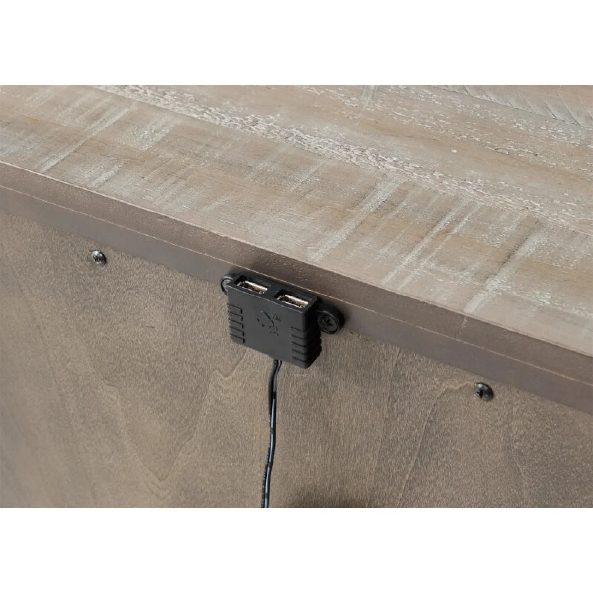 3-drawer Nightstand Nightstands Gray 7
