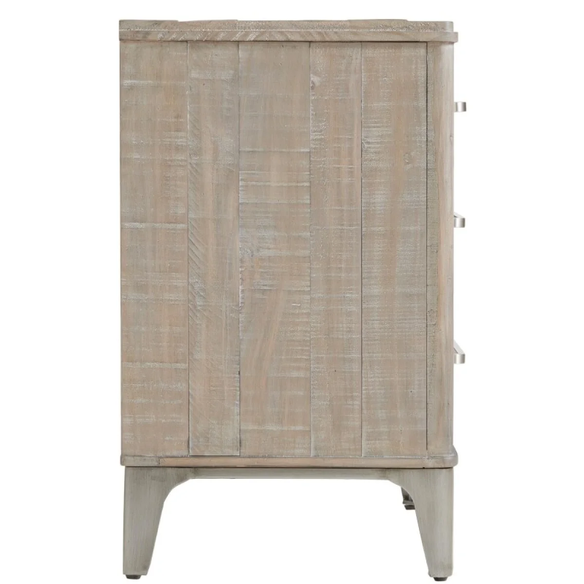 3-drawer Nightstand Nightstands Gray 8