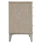 3-drawer Nightstand Nightstands Gray 18