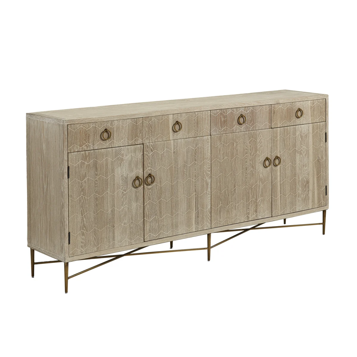 Emiko Four Drawer Server Accent Furniture Accent Furniture 4