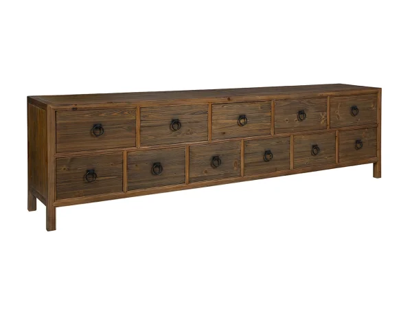 Hewitt Drawer Bank Chests Brown