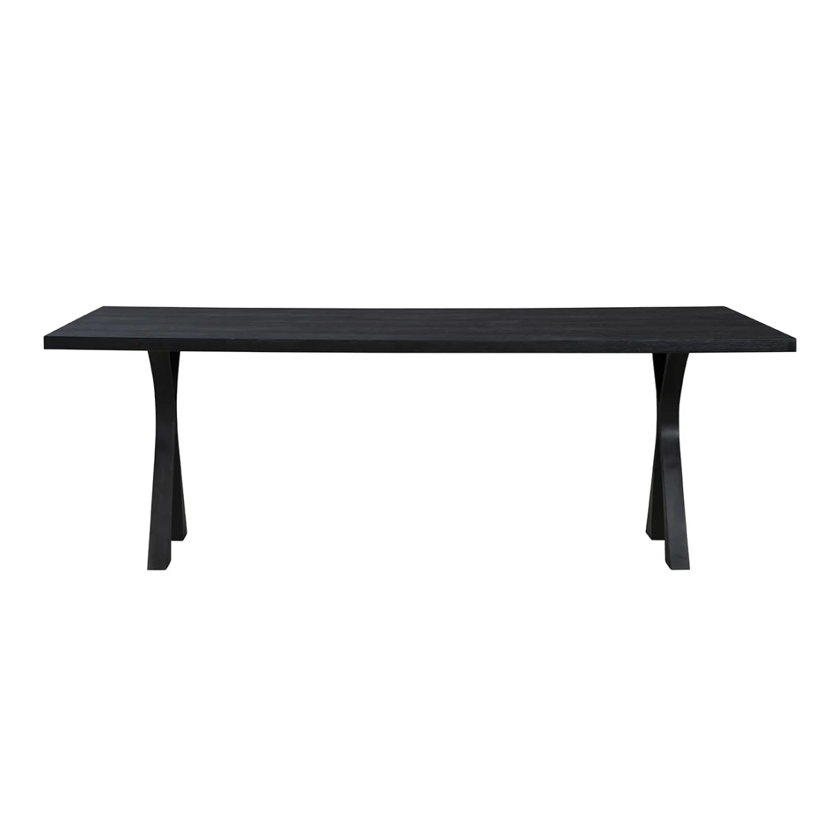 Black Wishbone Dining Table Dining Tables black 6