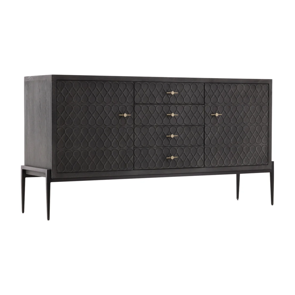 Stevens Sideboard Dining Storage Brown 4