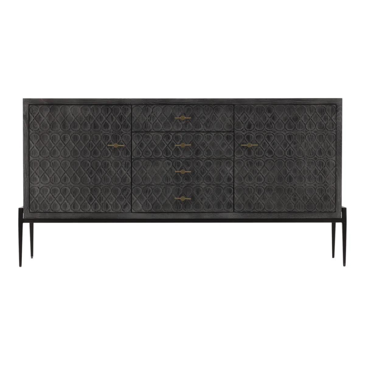 Stevens Sideboard Dining Storage Brown 8