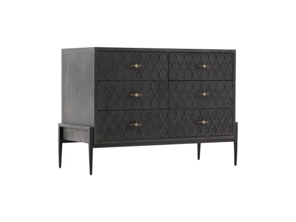 Caraway Pedestal Desk And Return I248HOGRP1b Desks Aged Slate 37
