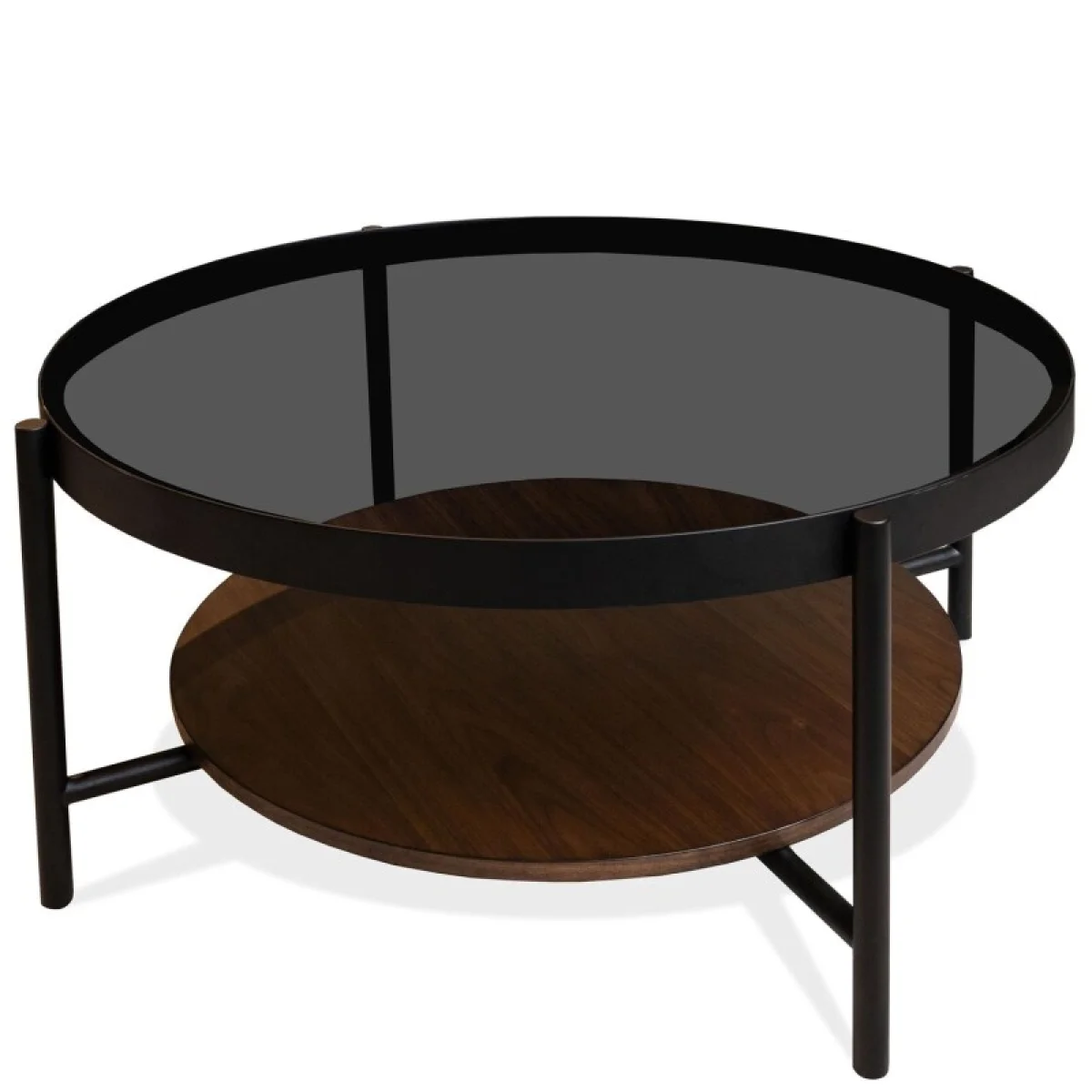 Round Cocktail Table Cocktail & Coffee Tables black 6