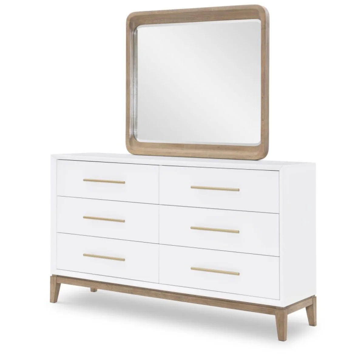 Dresser Dressers Cloud White And Desert Oak 7