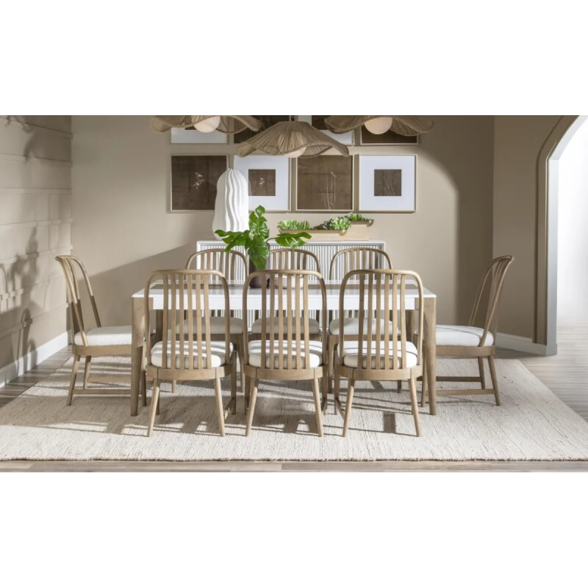 Rectangular Dining Table Dining Tables Cloud White And Desert Oak 10