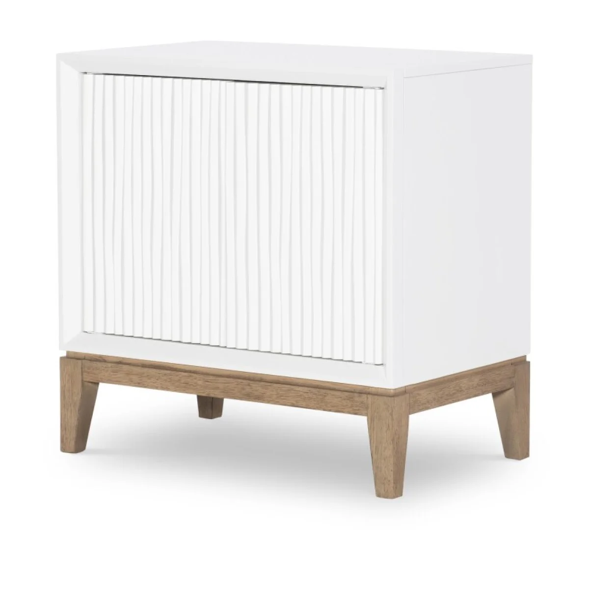 Nightstand Nightstands Cloud White And Desert Oak 4