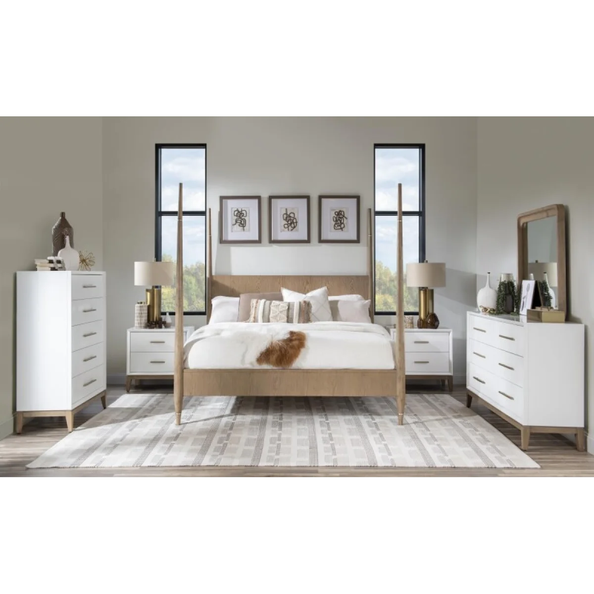 Complete Poster Bed King 6/6 Beds Beds 10