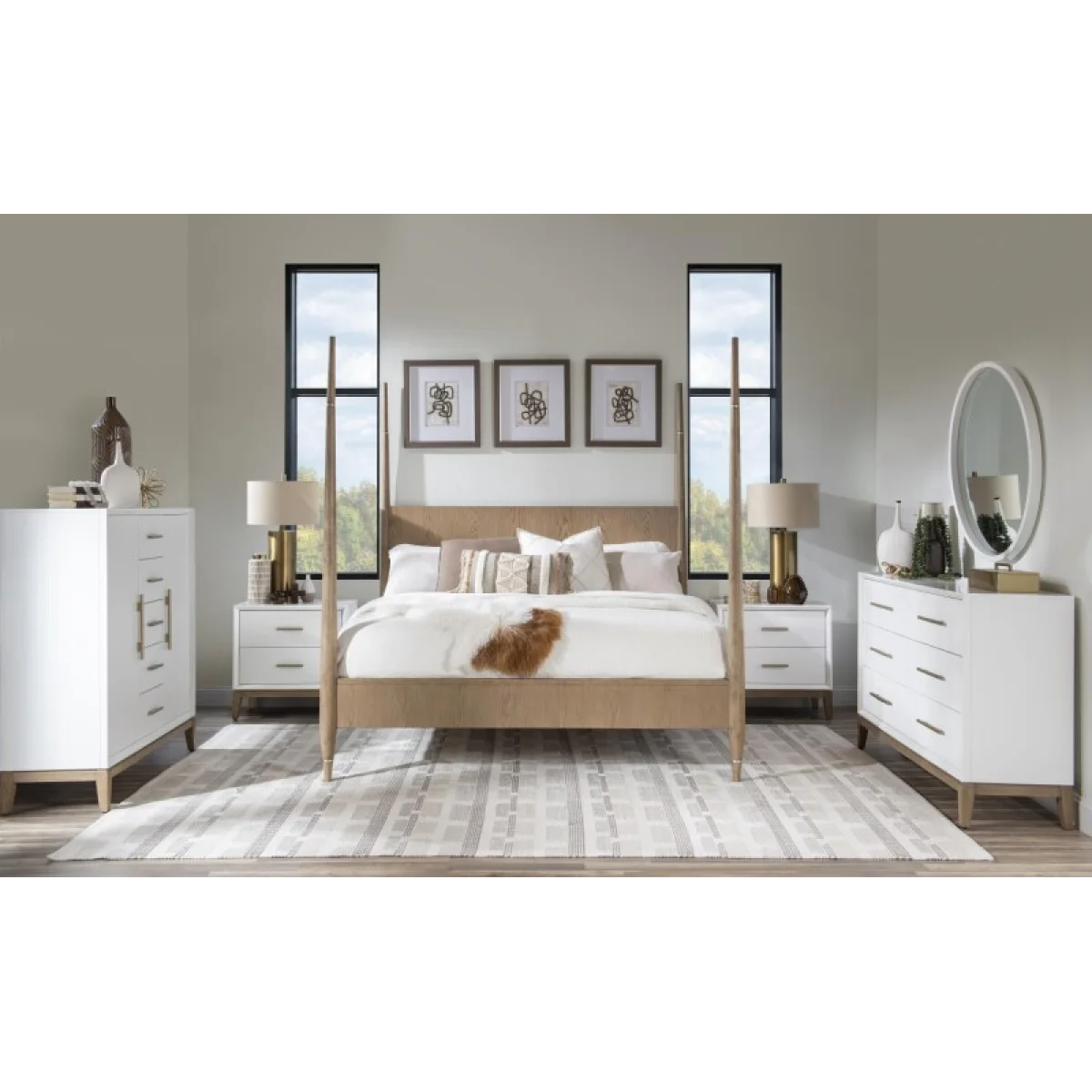 Complete Poster Bed Cal King 6/0 Beds Beds 8