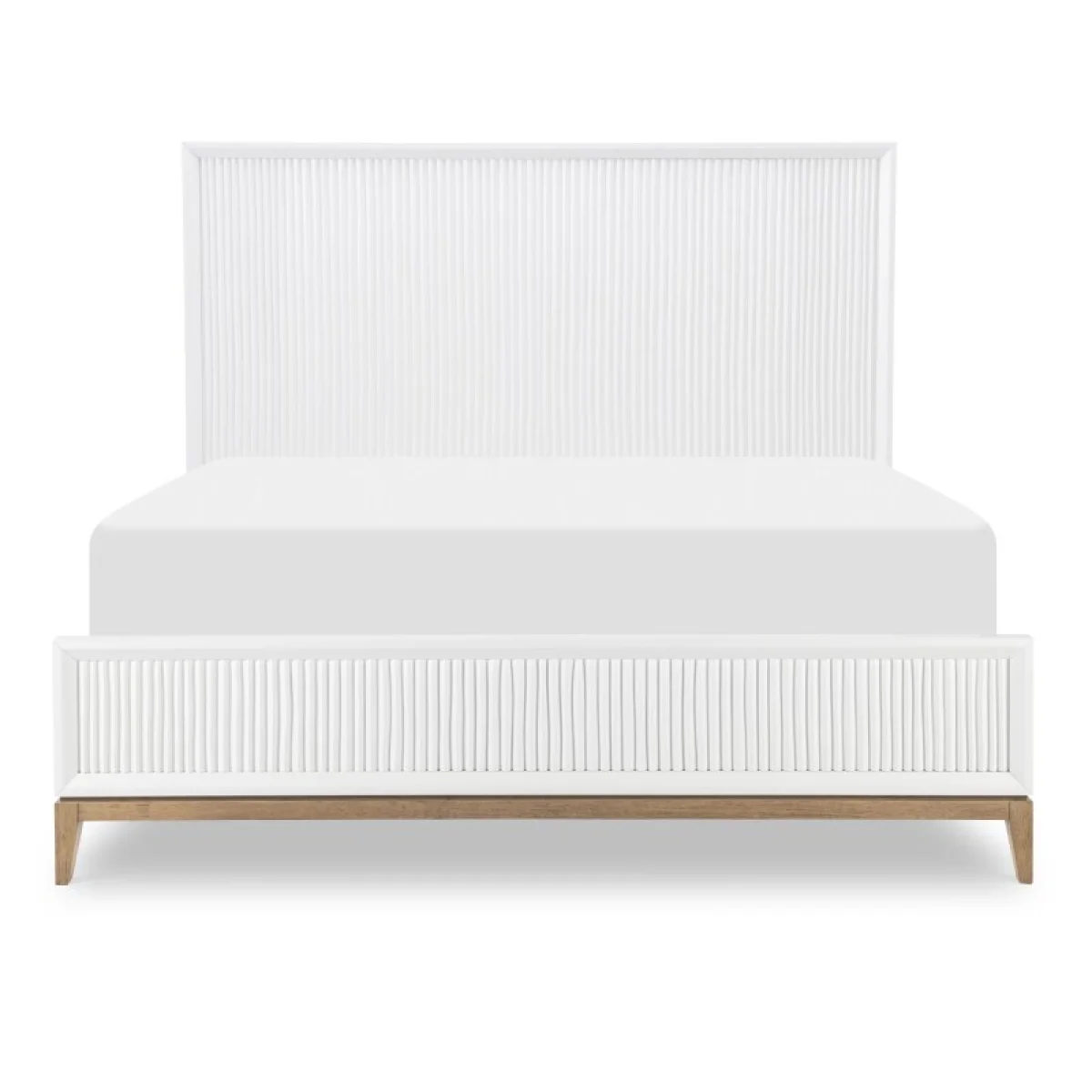 Complete Sculpted Panel Bed Queen 5/0 Beds Beds 6