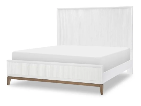 Complete Sculpted Panel Bed Cal King 6/0 Beds Beds