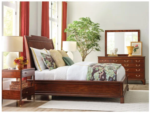 Addison Helmuth Queen Sleigh Bed – Complete Beds American Drew