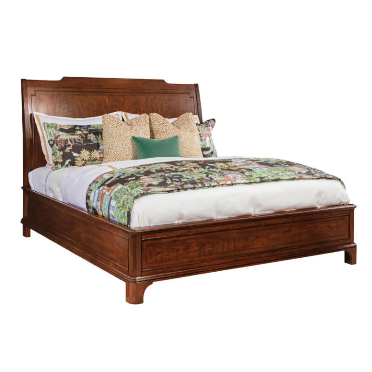 Addison Helmuth Cal-king Sleigh Bed – Complete Beds American Drew 7