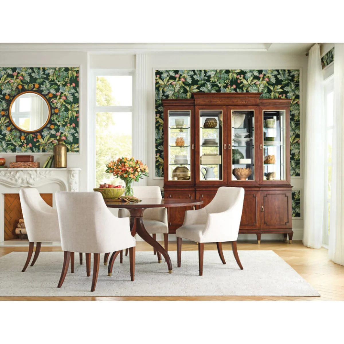 Addison Meyers Round Dining Table – Complete Dining Tables American Drew 4