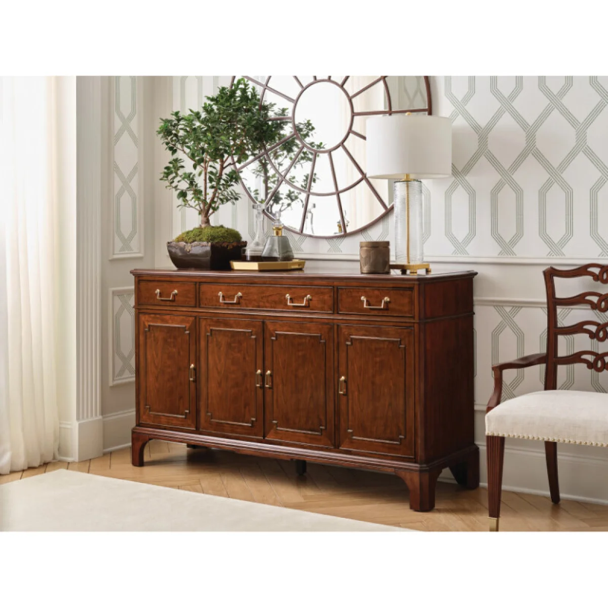 Addison Credenza Dining Storage American Drew 4