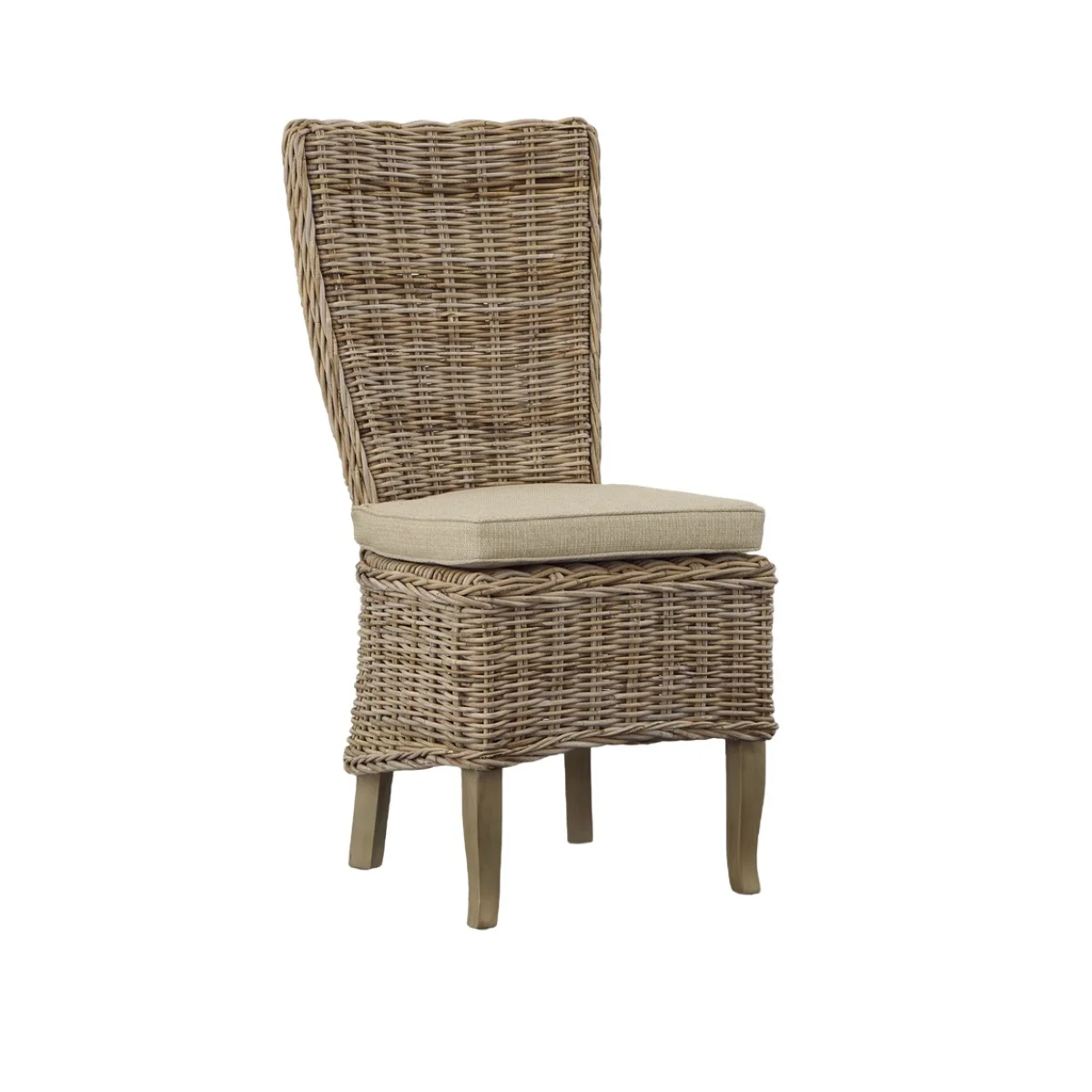 Woven Kubu Highback Side Chair Chairs & Benches Chairs & Benches 4