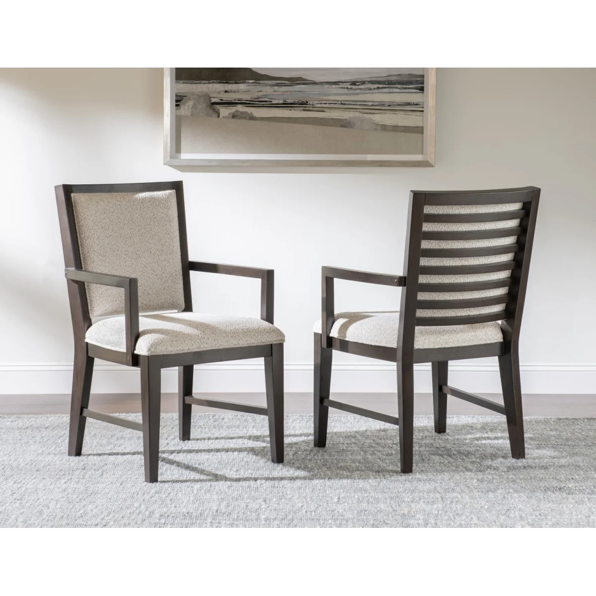 Uph Ladderback Arm Chair Chairs & Benches Brown 7