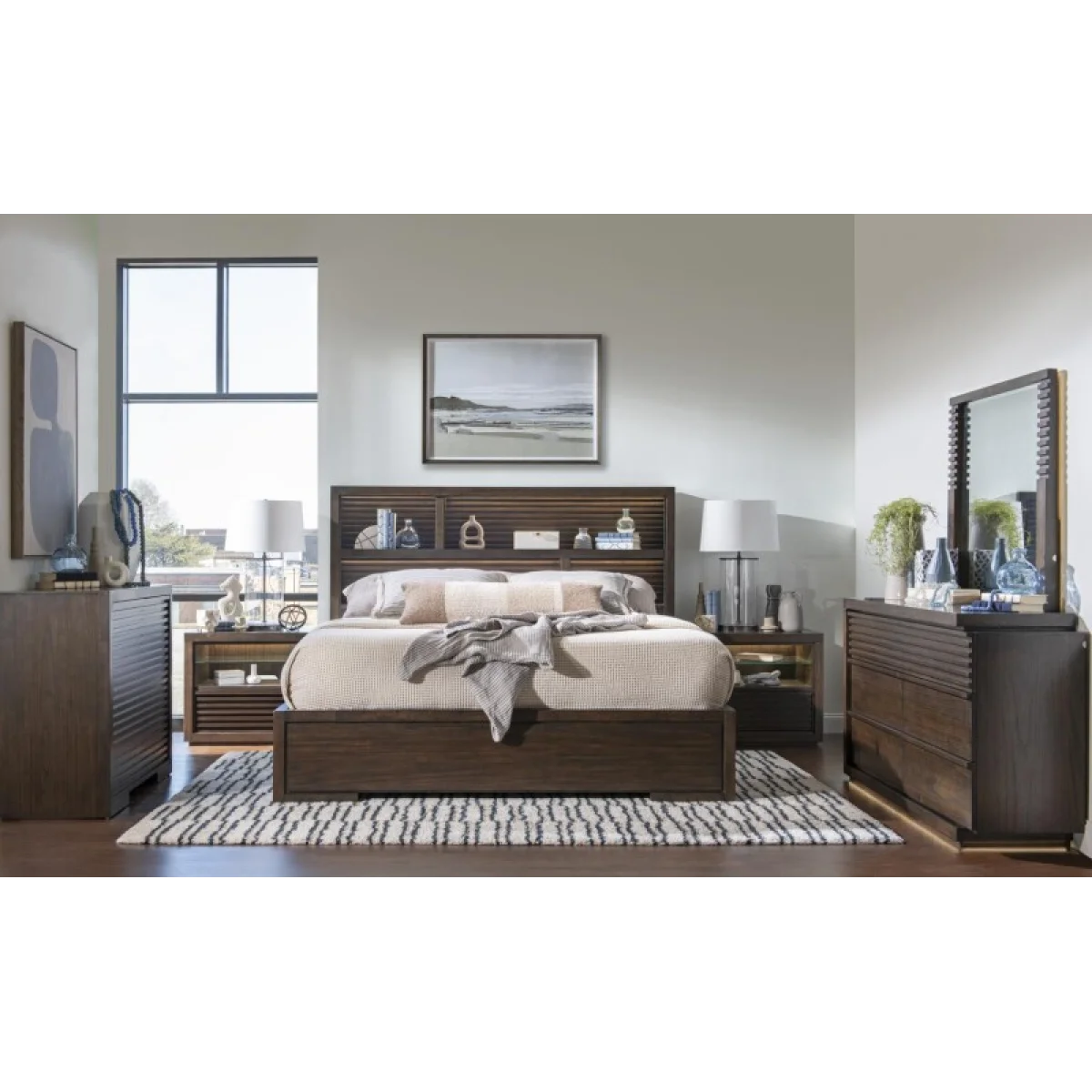 Open Nightstand Nightstands Brown 7