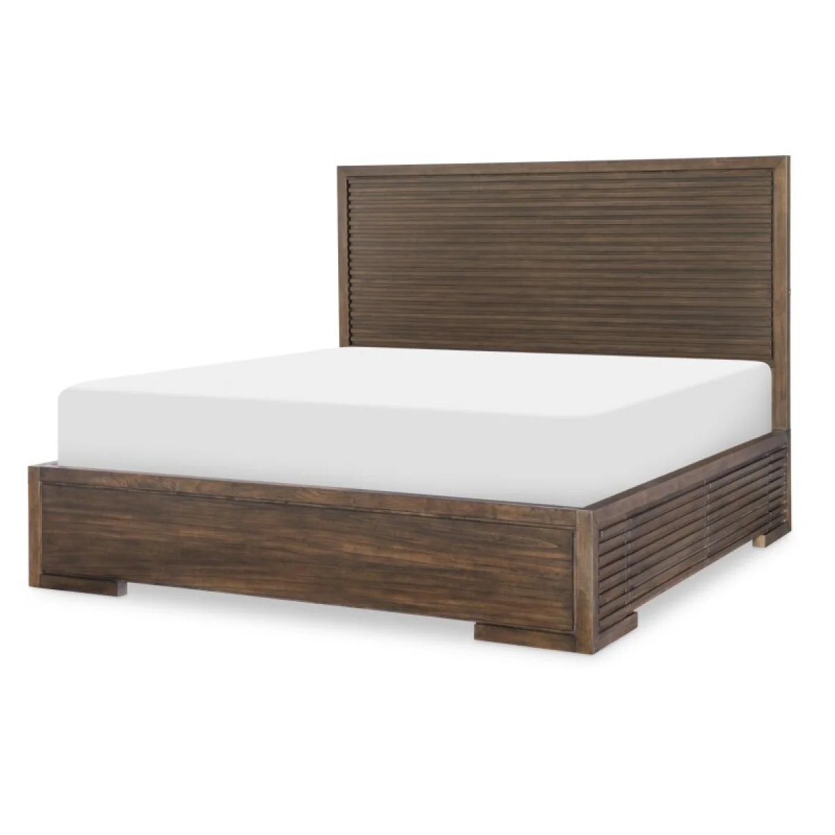 Complete Panel Bed W. 1 Side Storage Queen 5/0 Beds Beds 4