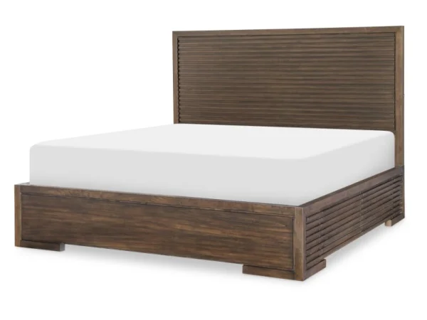 Complete Panel Bed W. 1 Side Storage King 6/6 Beds Beds