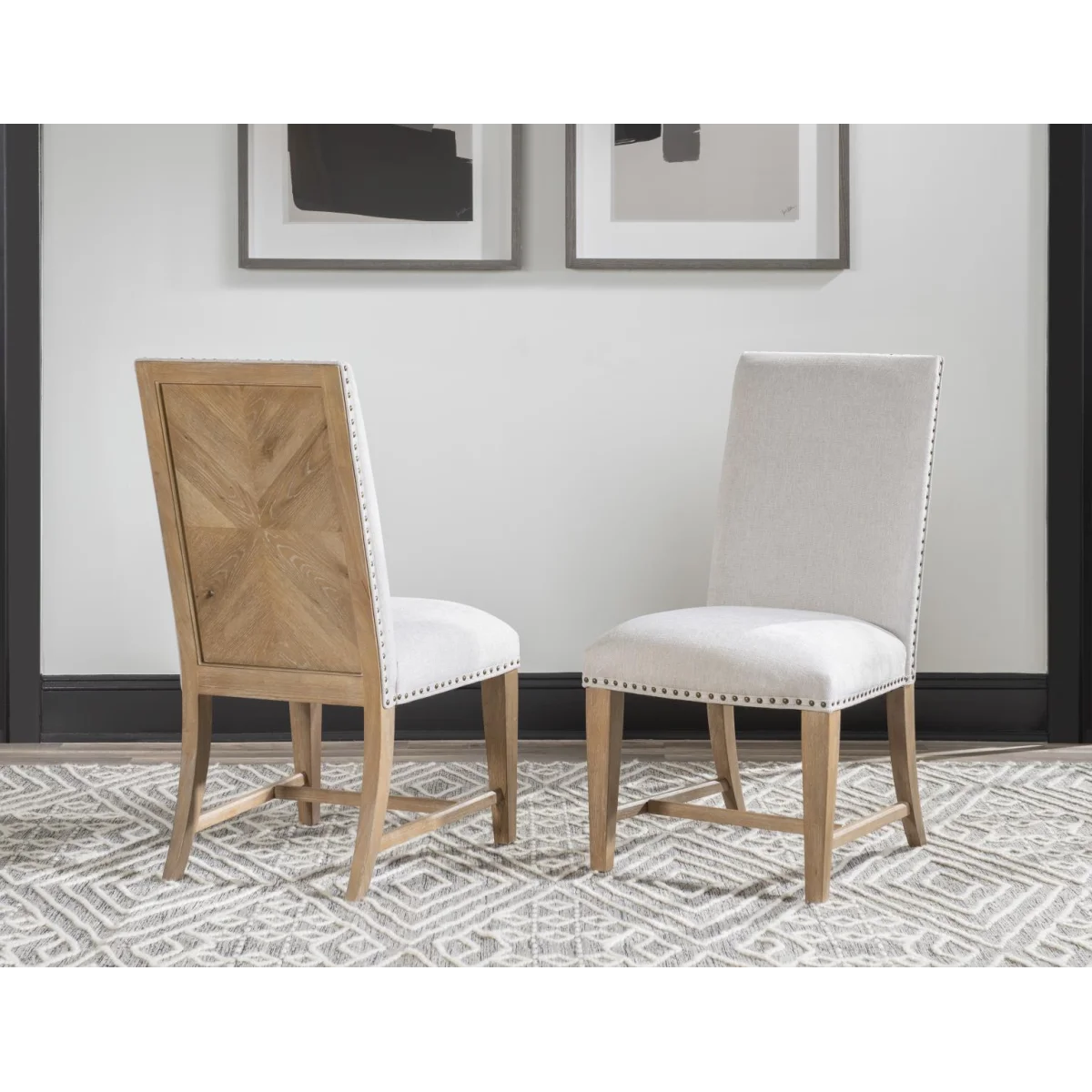 Uph Side Chair Chairs & Benches Aged Driftwood 7