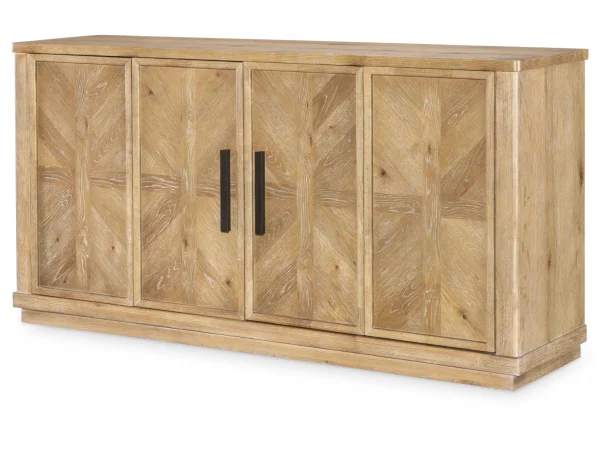 Credenza Dining Storage Aged Driftwood
