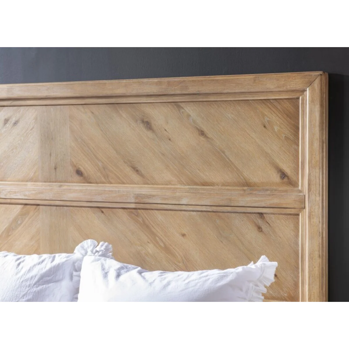 Complete Queen Panel Bed 5/0 Beds Aged Driftwood 9
