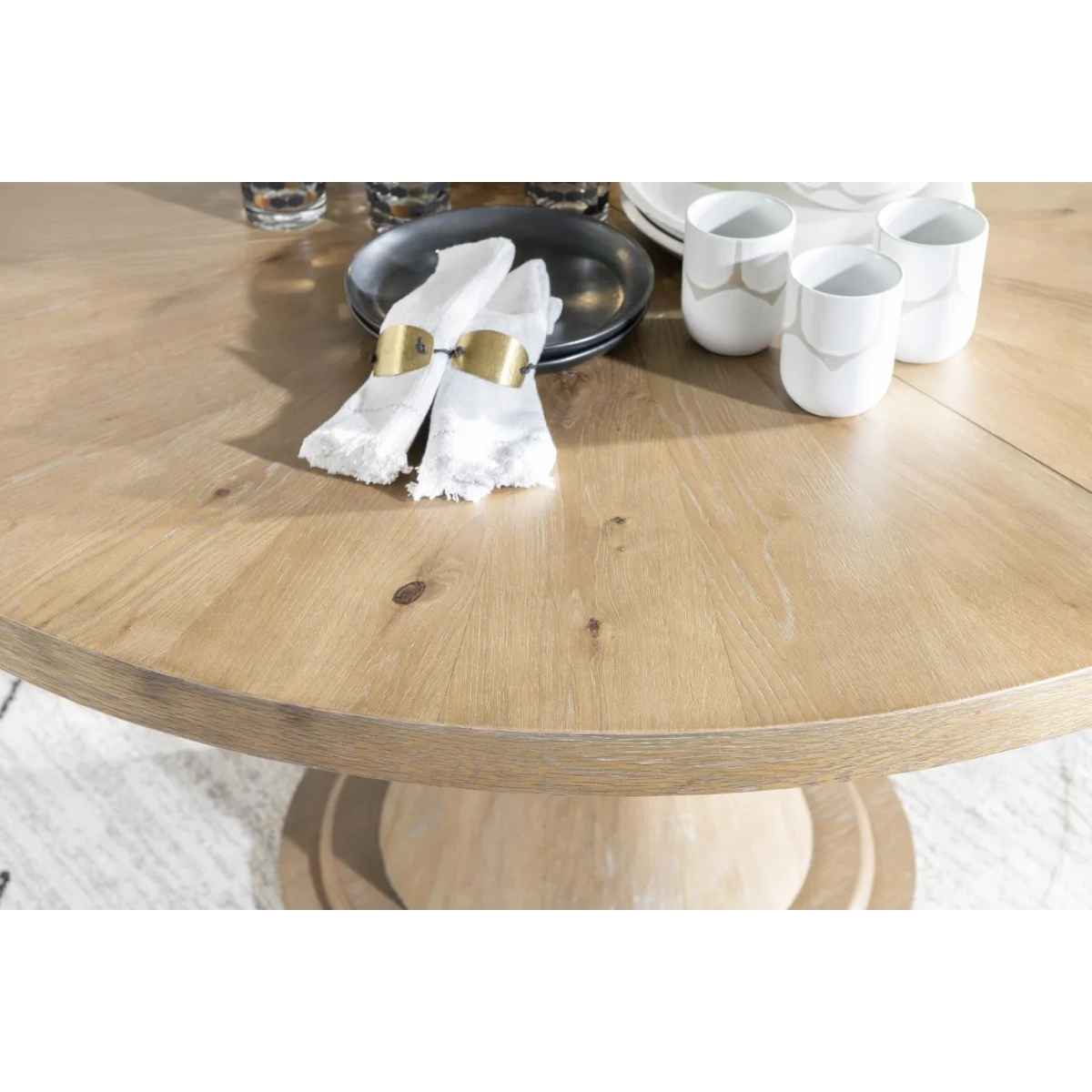 Complete Round Dining Table Dining Tables Aged Driftwood 12